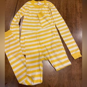 Hanna Andersson long John striped pajamas